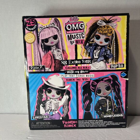 LOL Surprise OMG Remix Pop B.B. Fashion Doll 25 Surprises Brand New Sealed - Picture 3 of 6